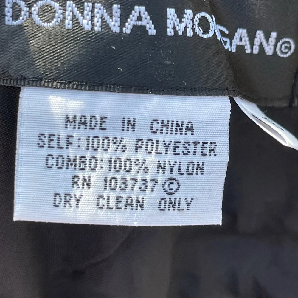 Donna Morgan Black Sleeveless Dress size 16 - Picture 7 of 8